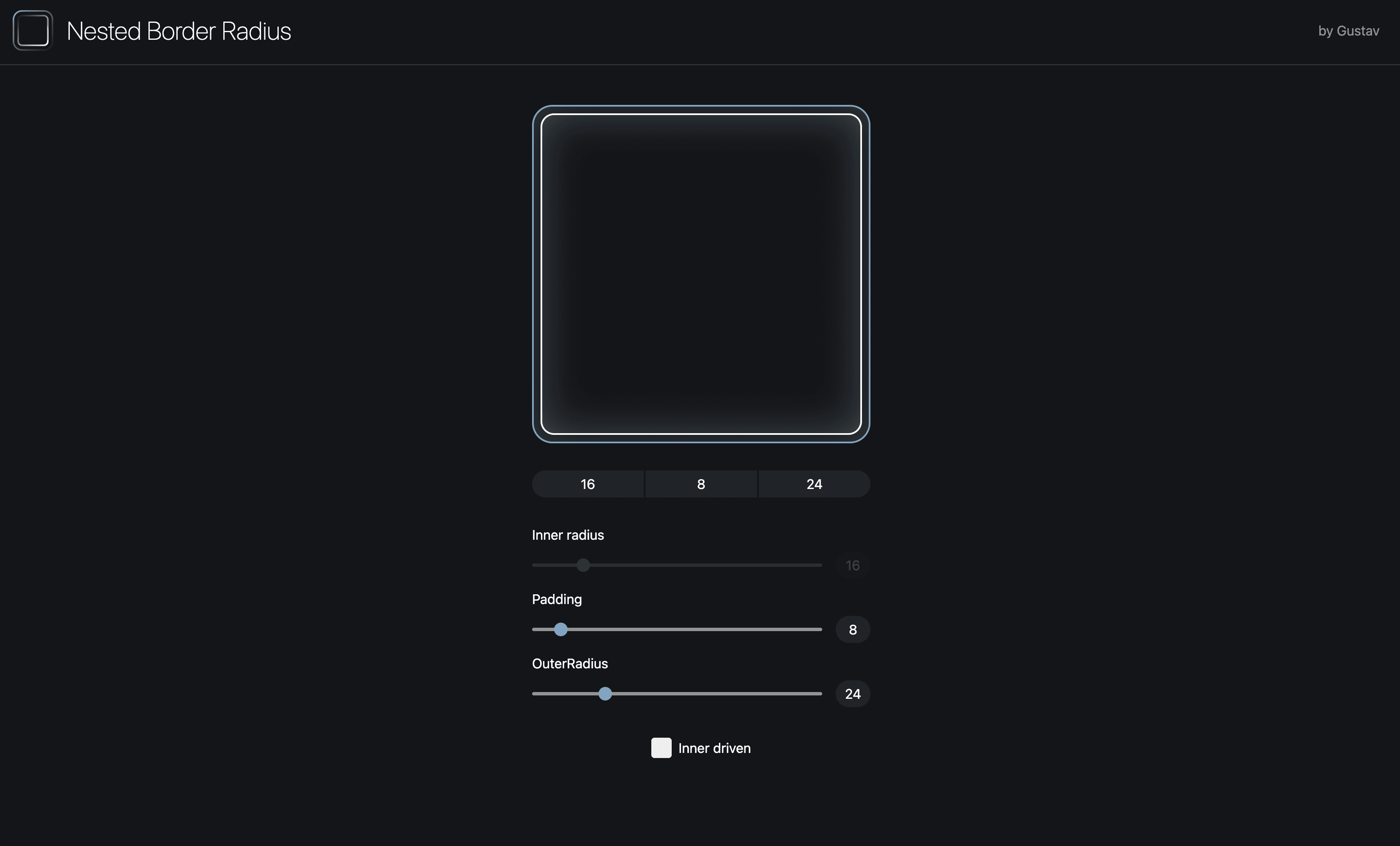 Nested Border Radius